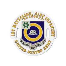 Load image into Gallery viewer, Die-Cut Magnets - Army - 1st Bn, 41st Infantry - DUI - Dragoons