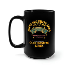 Load image into Gallery viewer, Black Mug 15oz - Army - JSA - Camp Bonifas Korea