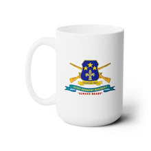 Load image into Gallery viewer, White Mug 15oz - Army - 351st Infantry Regiment -Always Ready w Br - Ribbon X 300