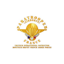 Load image into Gallery viewer, Kiss-Cut Vinyl Decals - France - Airborne - Chuteur Opérationnel Instructor