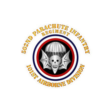 Load image into Gallery viewer, Kiss-Cut Vinyl Decals - Army - 502nd PIR - 101st Airborne Division