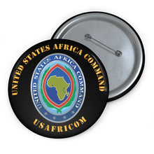 Load image into Gallery viewer, Custom Pin Buttons - Africa Command - DUI X 300
