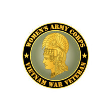 Load image into Gallery viewer, Kiss-Cut Vinyl Decals - Army - Women's Army Corps - Vietnam War Veteran