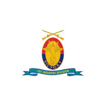 Load image into Gallery viewer, Kiss-Cut Vinyl Decals - Army - 1st Infantry Division - w Br - Ribbon