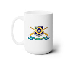 Load image into Gallery viewer, White Mug 15oz -Army - 41st Infantry - Army - 41st Infantry Regiment w Br - Ribbon X 300