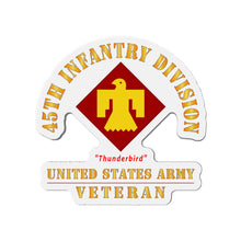 Load image into Gallery viewer, Die-Cut Magnets - Army - SSI - 45th Infantry Division -Thunderbird - US Army Veteran X 300