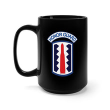 Load image into Gallery viewer, Black Mug 15oz - SSI - 197th Infantry Brigade - Honor Guard - Sledgehammer wo Txt X 300