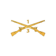 Load image into Gallery viewer, Kiss-Cut Vinyl Decals - Army - 3rd Battalion, 1st Infantry Regiment Branch - wo Txt X 300