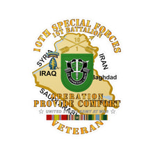 Load image into Gallery viewer, Kiss-Cut Vinyl Decals - Army - Operation Provide Comfort - 1st Bn 10th SFG w COMFORT SVC
