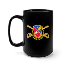 Load image into Gallery viewer, Black Mug 15oz - 21st Cavalry Brigade - DUI w Cav Branch wo Txt X 300