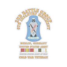 Load image into Gallery viewer, Kiss-Cut Stickers - 2nd Battlegroup - 6th Infantry Regt - Berlin Bde, Germany - COLD SVC