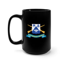 Load image into Gallery viewer, Black Mug 15oz - 518th Infantry Regiment - DUI w Br - Ribbon X 300