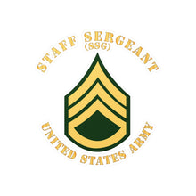Load image into Gallery viewer, Kiss-Cut Vinyl Decals - Army - Staff Sergeant - SSG - Flat X 300