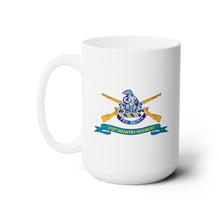 Load image into Gallery viewer, White Mug 15oz - Army - 31st Infantry Regiment w Br - Ribbon X 300