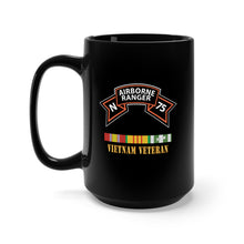 Load image into Gallery viewer, Black Mug 15oz - SOF - N Company Scroll - Vietnam Veteran w VN SVC X 300