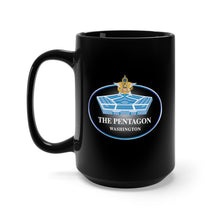 Load image into Gallery viewer, Black Mug 15oz - Army - The Pentagon w GS Branch wo Outside Txt X 300