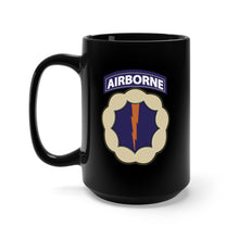 Load image into Gallery viewer, Black Mug 15oz - 9th Airborne Division - Phantom - SSI wo Txt X 300