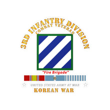 Load image into Gallery viewer, Kiss-Cut Vinyl Decals - Army - 3rd ID - Korean War w KOREA War SVC