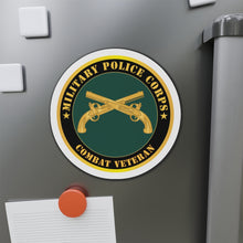 Load image into Gallery viewer, Die-Cut Magnets - Army - Military Police - Branch - Combat Veteran X 300