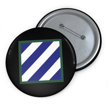 Load image into Gallery viewer, Custom Pin Buttons - SSI - 3rd Infantry Division wo Text X 300