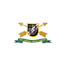 Load image into Gallery viewer, Kiss-Cut Vinyl Decals - Army - 46th Special Forces Company - Flash w Br - Ribbon X 300