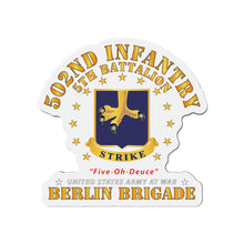 Load image into Gallery viewer, Die-Cut Magnets - 5th Battalion 502nd Infantry - Berlin Brigade X 300