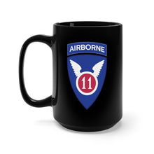 Load image into Gallery viewer, Black Mug 15oz - 11th Airborne Division - SSI wo Txt X 300