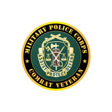 Load image into Gallery viewer, Kiss-Cut Vinyl Decals - Army - Military Police Corps Regimental Crest - Combat Veteran X 300