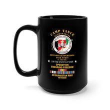 Load image into Gallery viewer, Black Mug 15oz - SOF - Camp Vance - Afghanistan - Combined Joint Special Operations Task Force - OEF - Afghanistan w SVC X 300