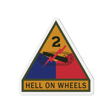 Load image into Gallery viewer, Die-Cut Magnets -SSI - 2nd Armored Division w Name Tape X 300