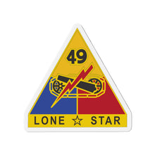Load image into Gallery viewer, Die-Cut Magnets - DUI - 49th Armored Division X 300