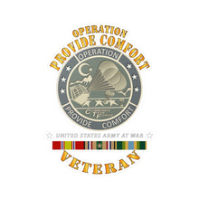Load image into Gallery viewer, Kiss-Cut Vinyl Decals - Army - Operation Provide Comfort w COMFORT SVC