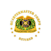 Load image into Gallery viewer, Kiss-Cut Vinyl Decals - Army - Quartermaster Corps Regiment - Retired