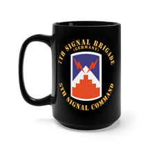Load image into Gallery viewer, Black Mug 15oz - Army - 7th Signal Brigade Germany - 5th Signal Command X 300