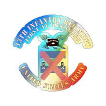 Load image into Gallery viewer, Holographic Die-cut Stickers - COA - 13th Infantry Regiment X 300
