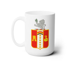 Load image into Gallery viewer, White Ceramic Mug 15oz - Army - 150th Field Artillery Regiment wo Txt