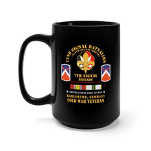 Load image into Gallery viewer, Black Mug 15oz - Army - 72nd Signal Bn, 516th Signal Gp, 7th SIgnal Bde, Karlsruhe, Germany w COLD SVC X 300