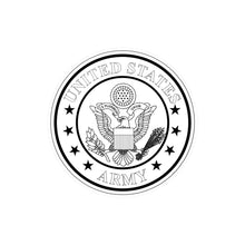 Load image into Gallery viewer, Kiss-Cut Vinyl Decals - Emblem - United States Army - BLK Stars - BW X 300