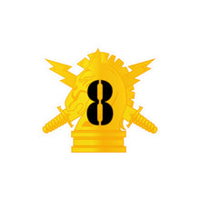 Load image into Gallery viewer, Kiss-Cut Vinyl Decals - Army - PSYOPS w 8th Battalion Numeral - Line X 300 - Hat