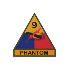 Load image into Gallery viewer, Kiss-Cut Vinyl Decals - SSI - 9th Armored Division w Name Tape X 300
