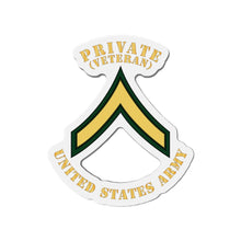 Load image into Gallery viewer, Die-Cut Magnets -SSI -Army - Private - PV2 - Veteran - Flat X 300