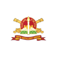 Load image into Gallery viewer, Kiss-Cut Vinyl Decals - 88th Artillery Group - DUI w Br - Ribbon X 300