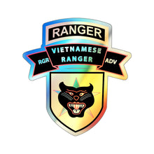 Load image into Gallery viewer, Holographic Die-cut Stickers - SOF - SSI - Vietnamese Ranger Advisor X 300