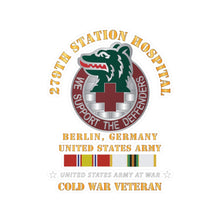 Load image into Gallery viewer, Kiss-Cut Vinyl Decals - Army - 279th Station Hospital - Berlin, Germany w COLD SVC X 300