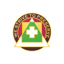 Load image into Gallery viewer, Kiss-Cut Vinyl Decals - DUI - 129th Evacuation Hospital wo Txt X 300
