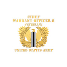 Load image into Gallery viewer, Kiss-Cut Vinyl Decals - Army - Chief Warrant Officer - CW05 - Veteran - Flat - Eagle and Bar X 300