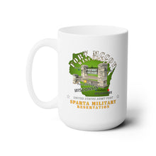 Load image into Gallery viewer, White Mug 15oz - Army - Ft McCoy WI - Sparta Military Resv - White