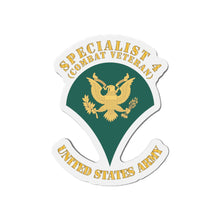 Load image into Gallery viewer, Die-Cut Magnets - Army - Enlisted - SPC - Specialist 4 - Std - X 300
