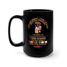 Load image into Gallery viewer, Black Mug 15oz - 2nd Squadron 10th Cavalry - 7th Id - Cp Ksr Korea - Unchon-ni