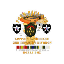 Load image into Gallery viewer, Kiss-Cut Vinyl Decals - Army - 4P1 - Active Firebase - 2nd ID w KOREA SVC